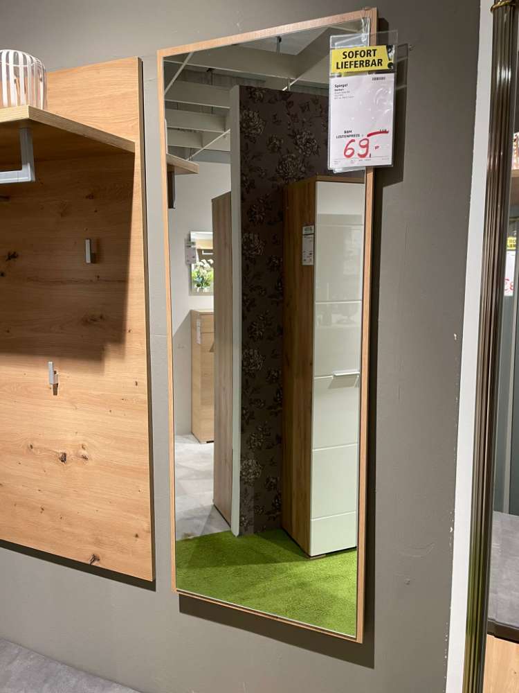 Spiegel mit Rahmen in Artisan Eiche NB