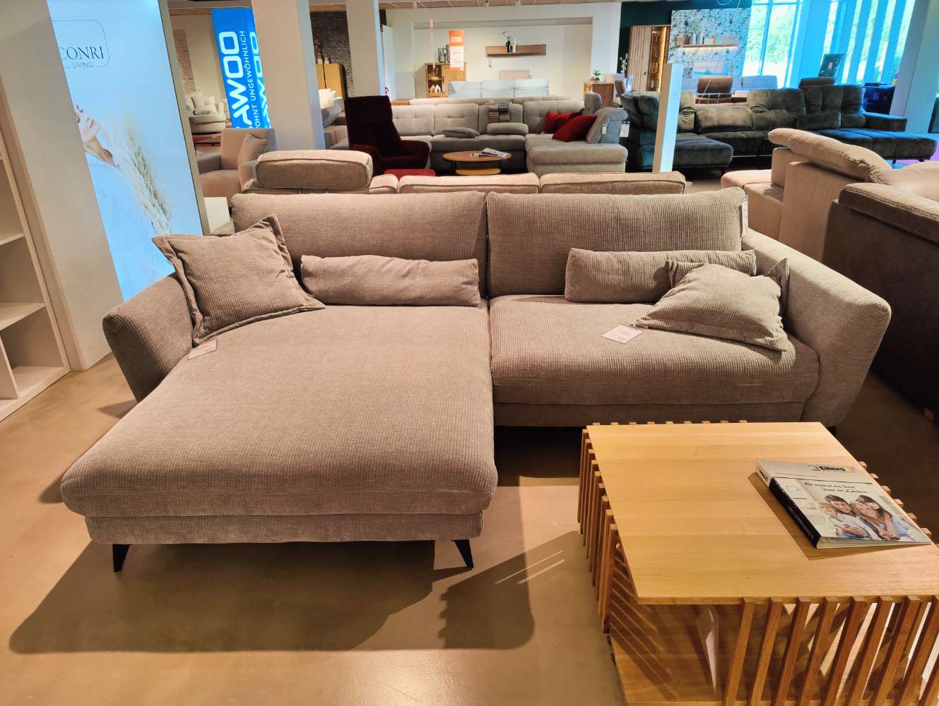 Ecksofa – Garnitur – Cord – Vintage – Sofa – Couch