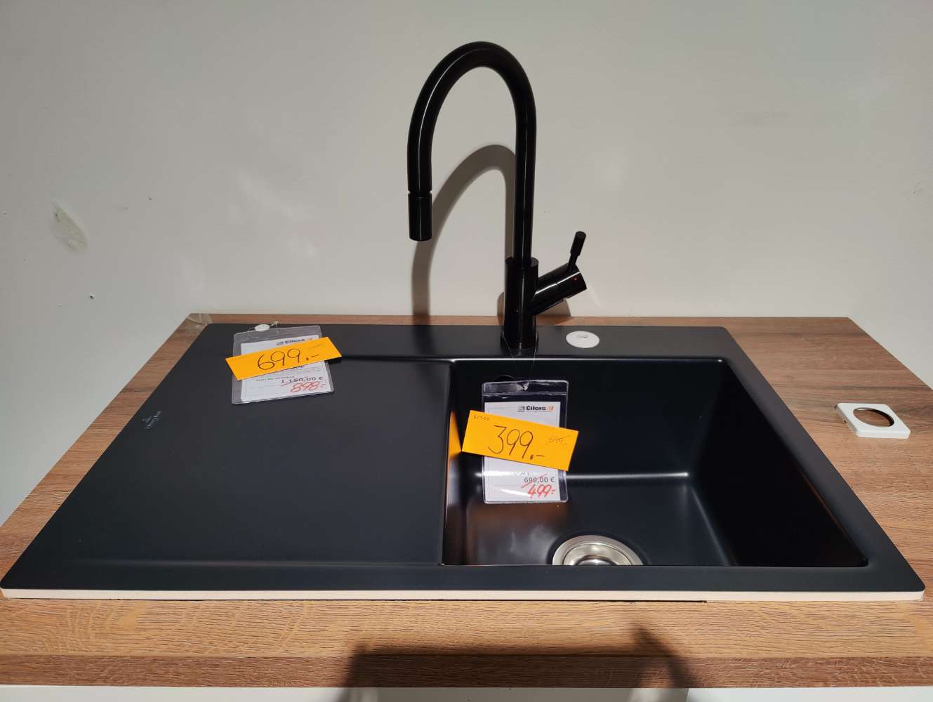 flächenbündige Einbauspüle – Armatur – Villeroy + Boch