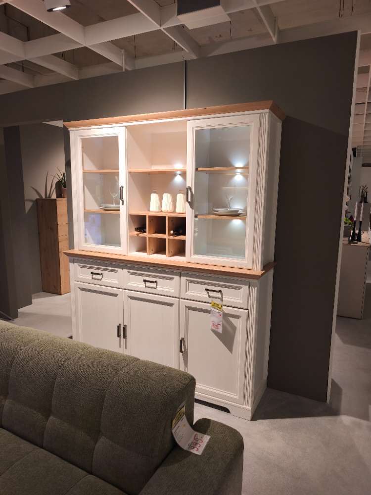 Sideboard mit Aufsatz in Pinie Hell / Artisan Eiche NB