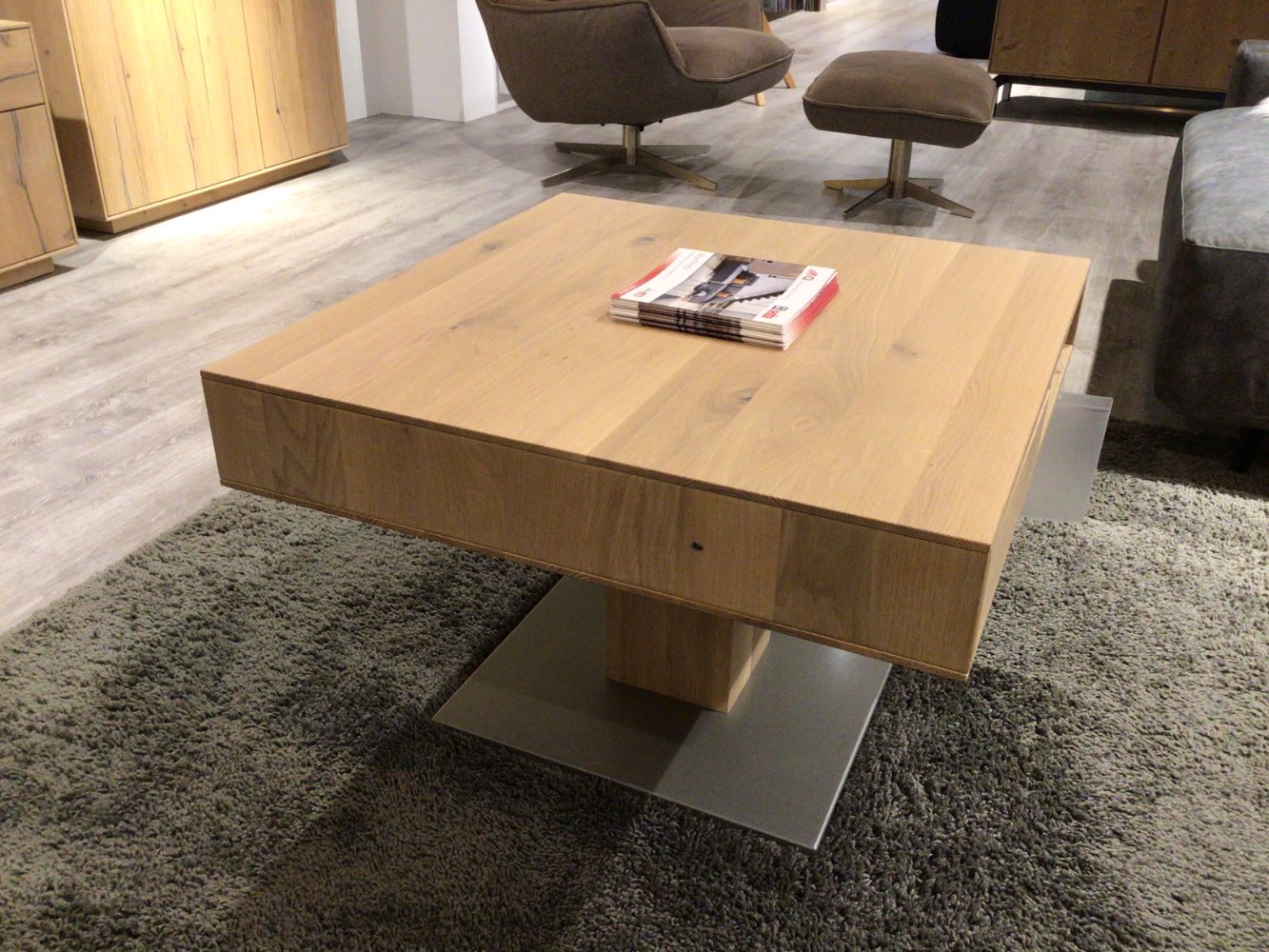 Möbel Couchtisch Anrei Modell 19 Asteiche geb. Weiß geölt XXXLutz