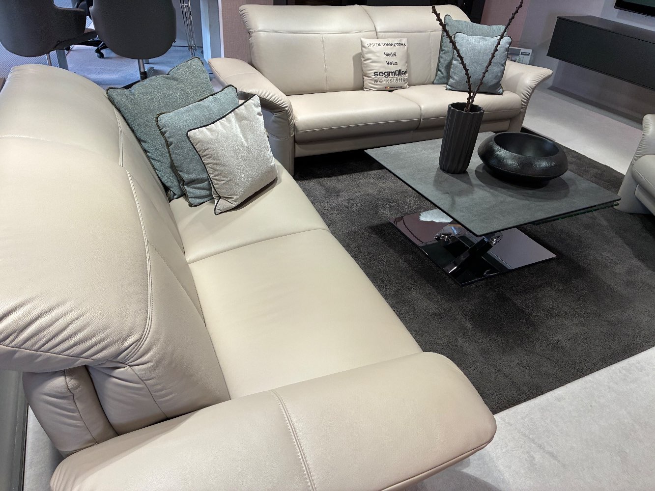 Sofagarnitur Vela aus den Segmüller Werkstätten