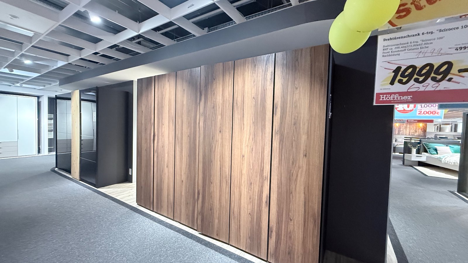 Drehtürenschrank 6-trg. „Scirocco 100“