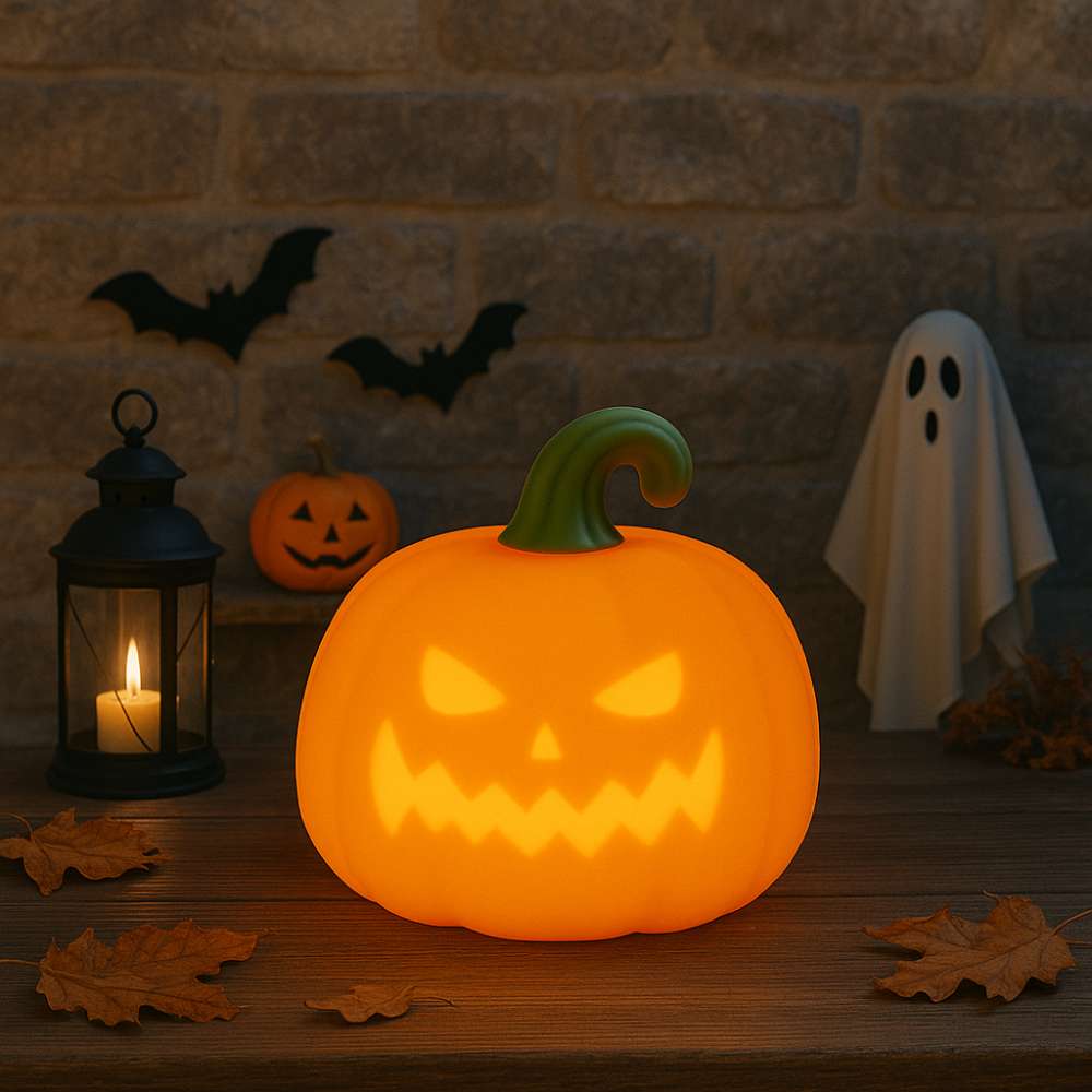 LED-Nachtlicht Kürbis