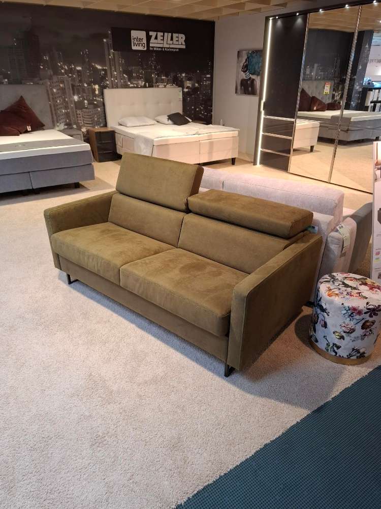 Schlafsofa Liegefläche ca.140×200 cm mit klappbaren Kopfstützen