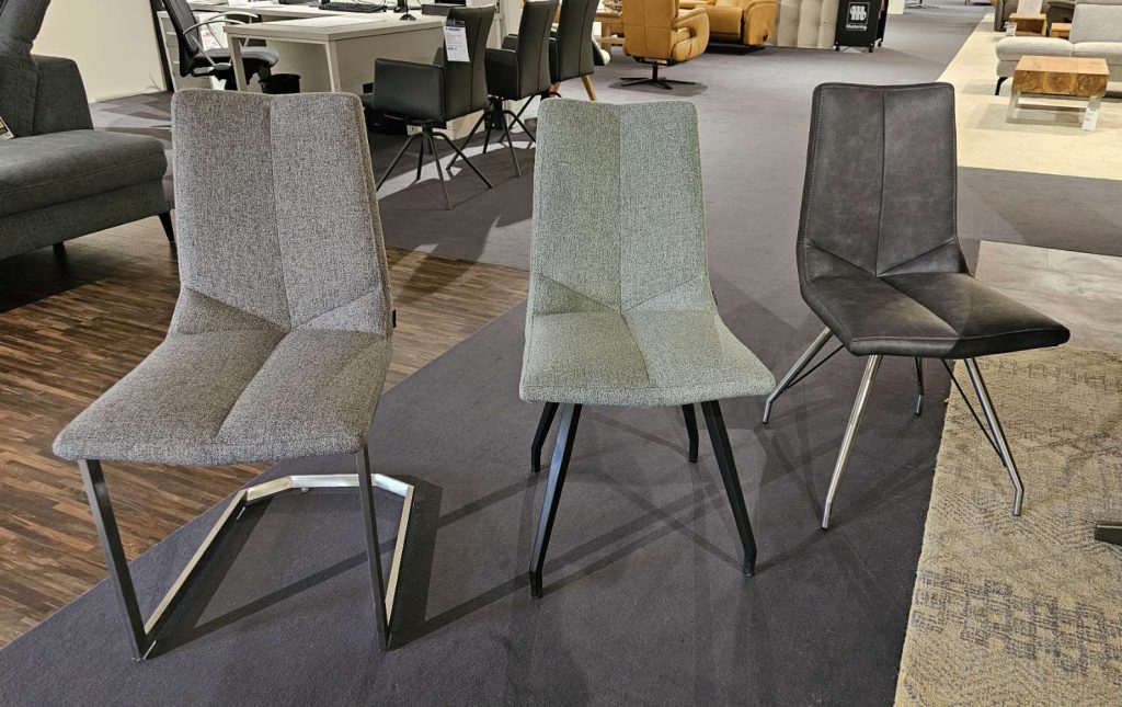 2x Stuhl ohne Armlehnen Artella 36571-GRY von HABUFA XOOON