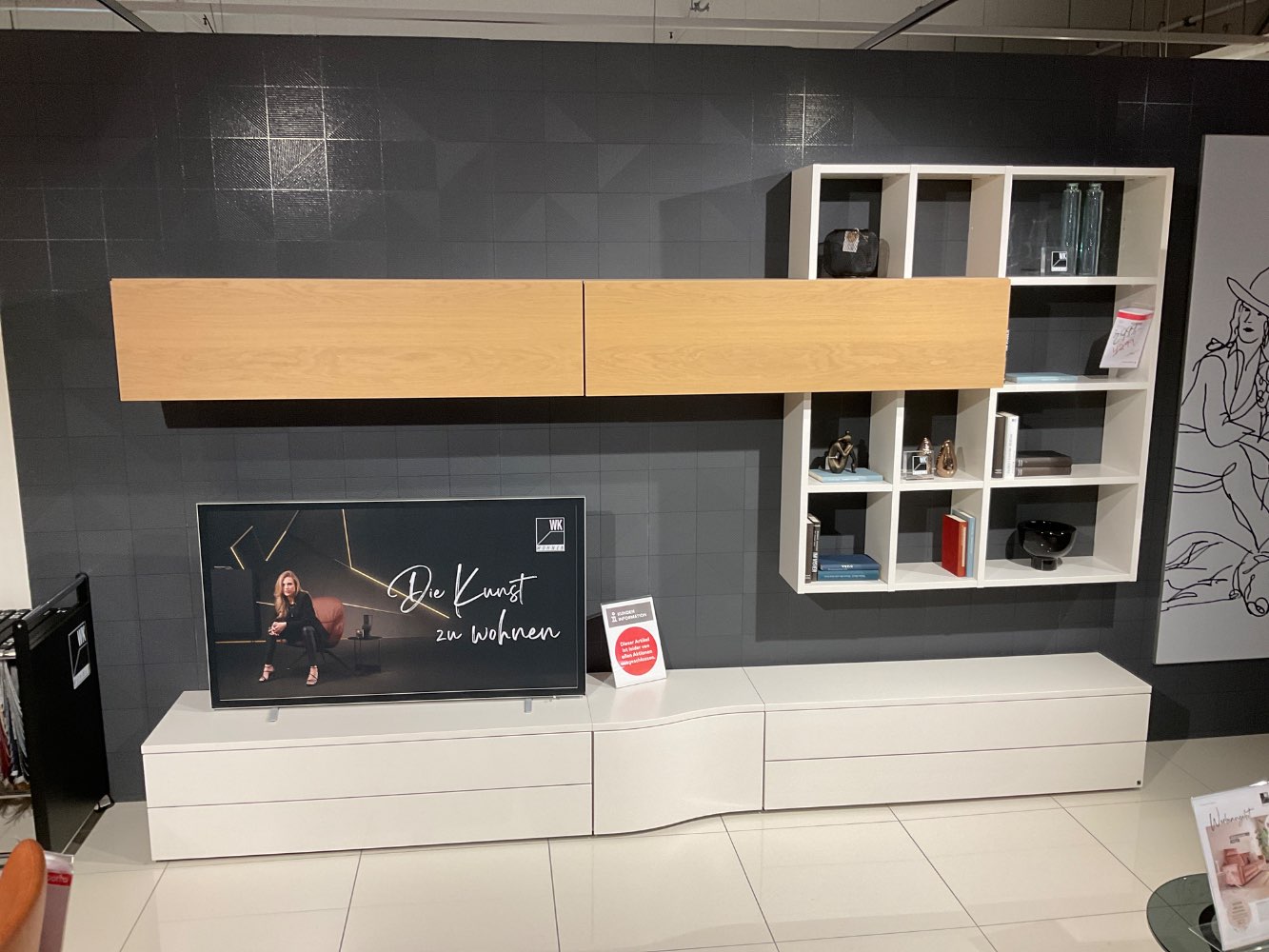 hochwertige WK Wohnwand WK 420 viva