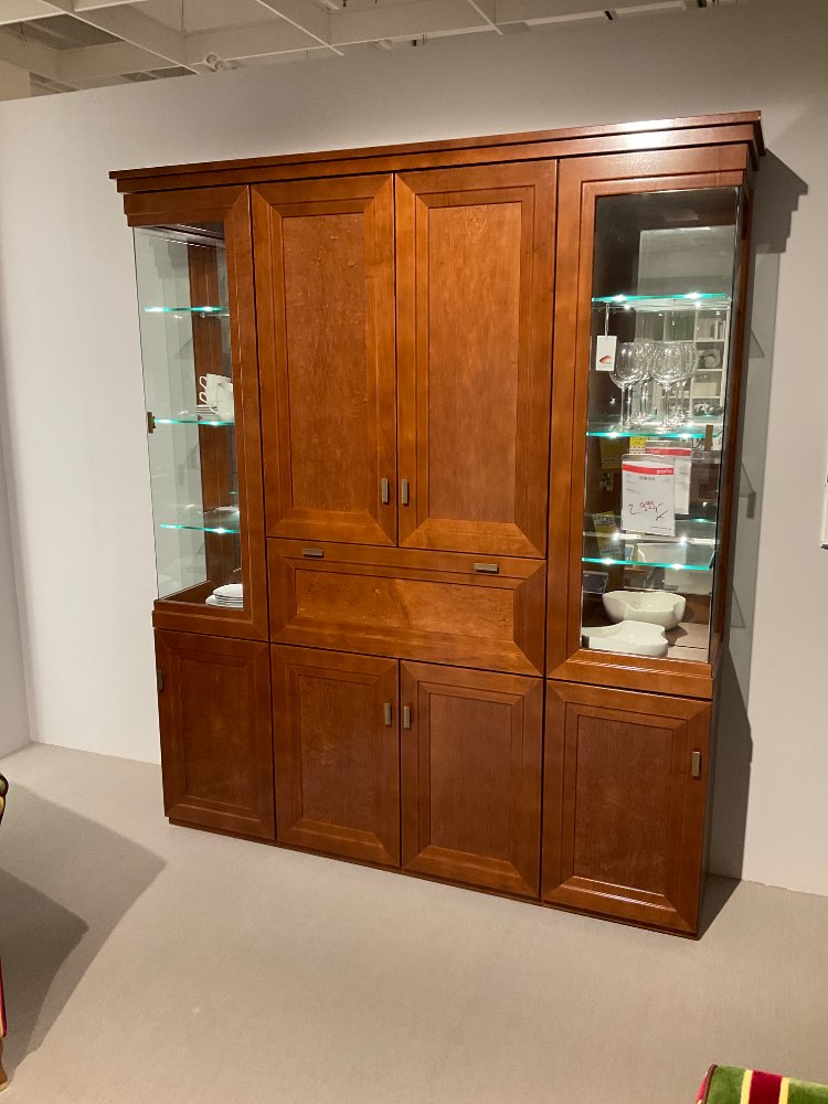 Vitrine Kent Cognac antik