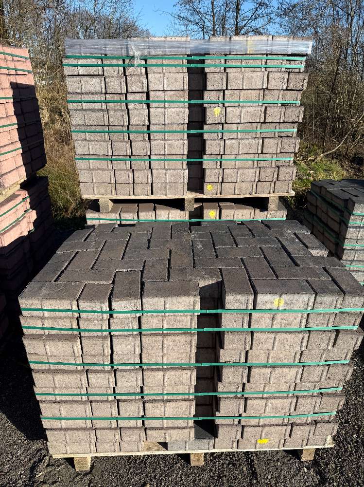 BE Rechteckpflaster 8cm moorfarben, 21 x 10,5 x 8cm, Sonderposten