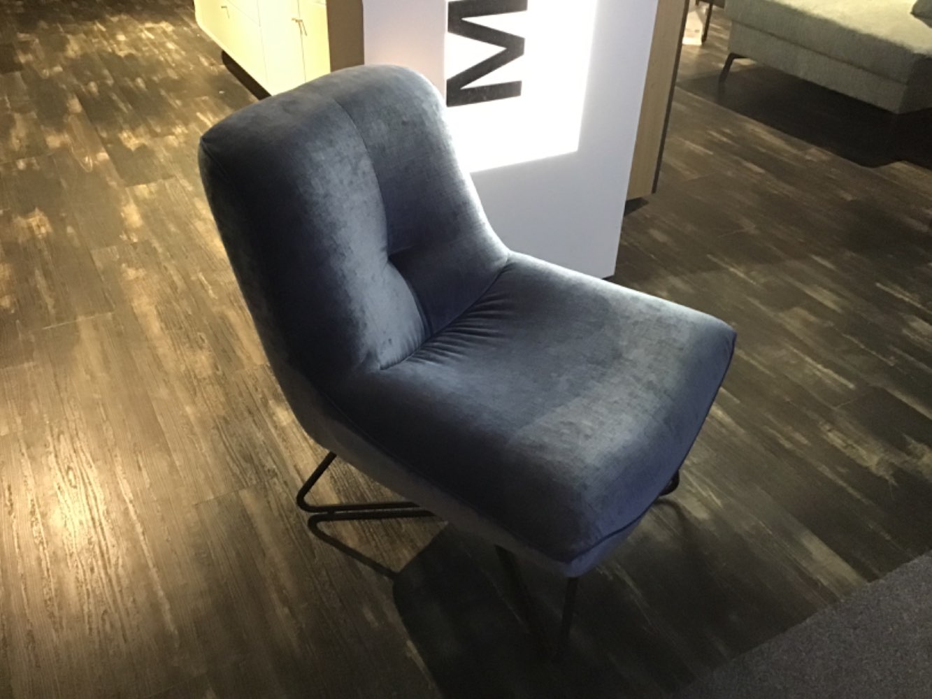 XXXLutz Ausstellungsstück Möbel Sessel Musterring 9425 eisblau