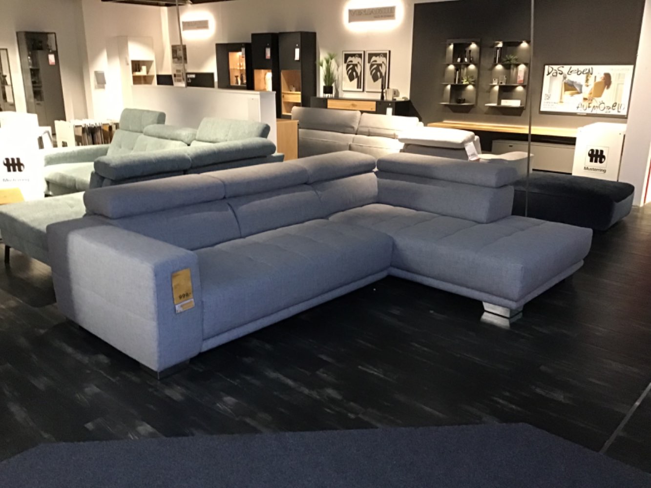 XXXLutz Ausstellungsstück Möbel Ecksofa 7588 hellgrau