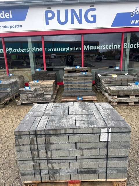 JASTO Verschubpflaster Wilder Verband anthrazit-weiß 8 cm (2.Wahl)