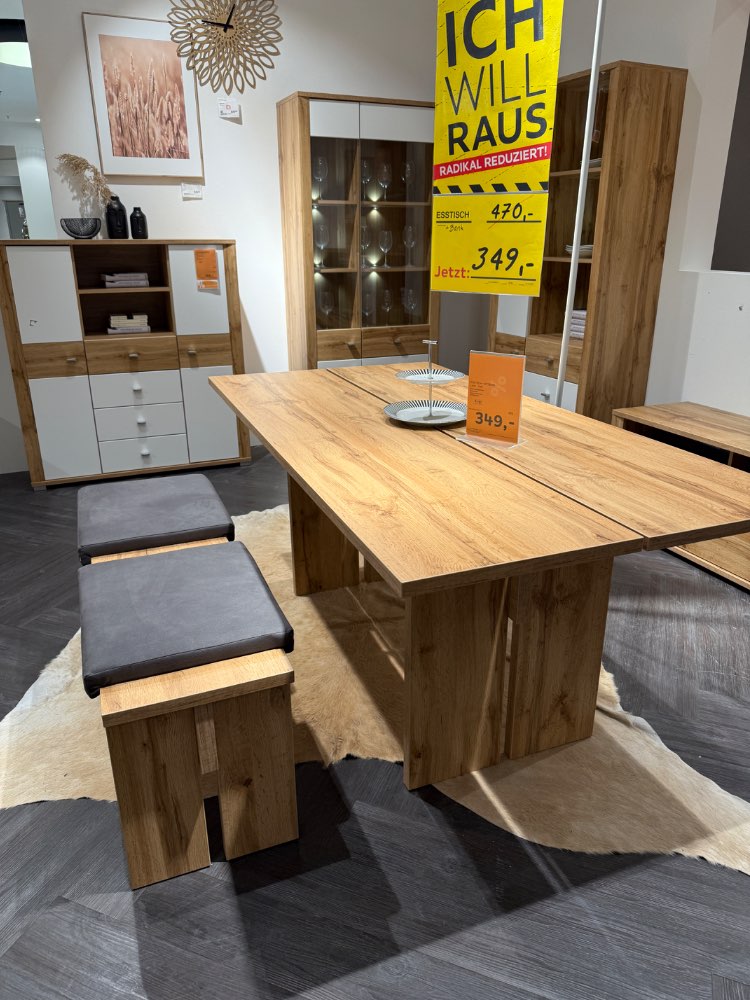 Esstisch + Bank