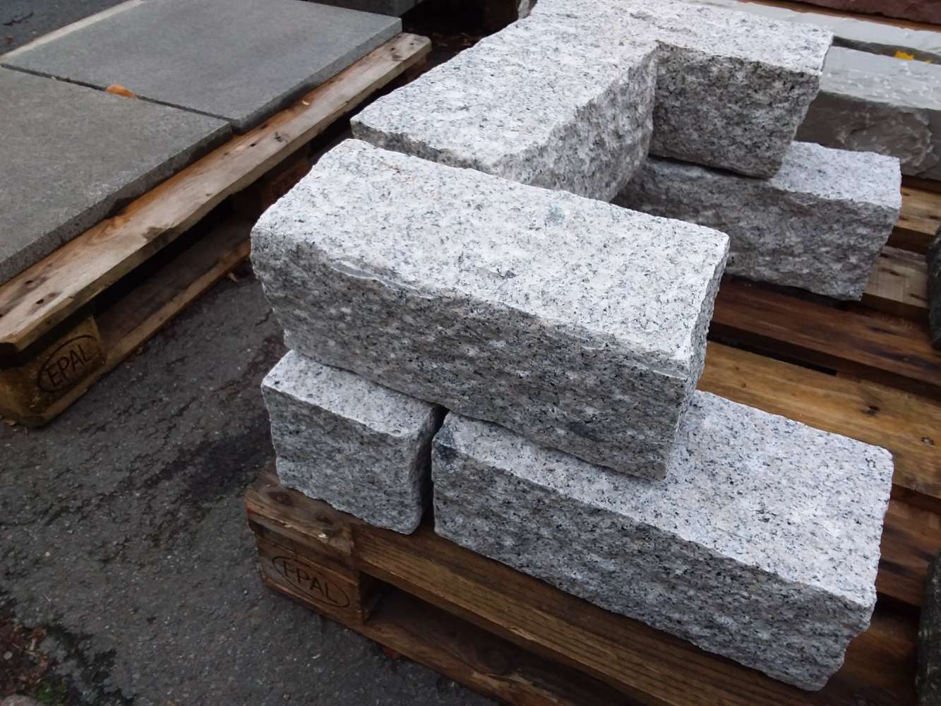 Granit Mauersteine 14x16x35 Naturstein Outlet Seltra