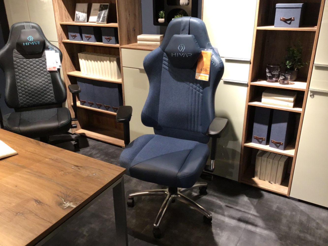 XXXLutz Ausstellungsstück Möbel Gamingstuhl Hivar blau