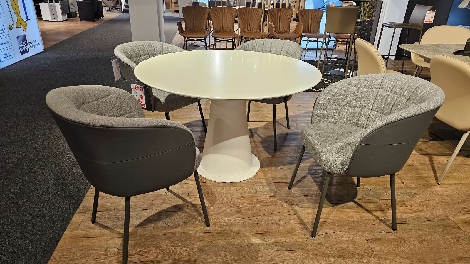 4er Stuhlgruppe ROLF BENZ Noa 690