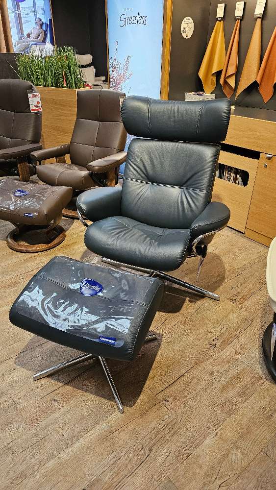 Relaxsessel mit Hocker STRESSLESS Berlin M Cross AH 1377385
