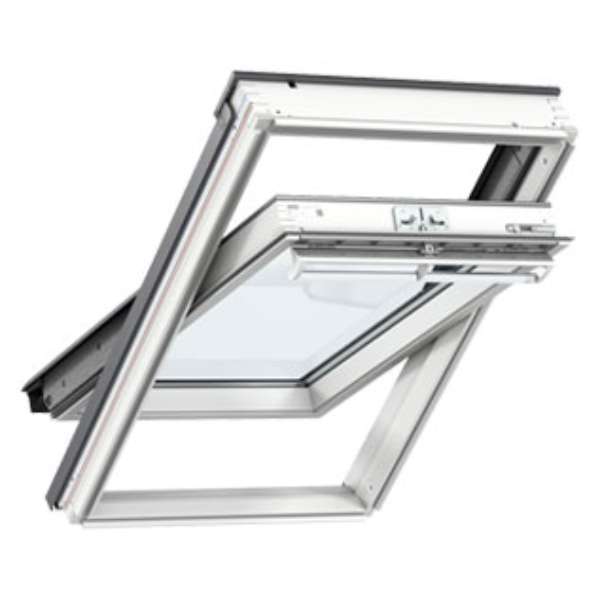 VELUX Schwingfenster GGL CK04 2062 weiß lack EN.Schall.Alu