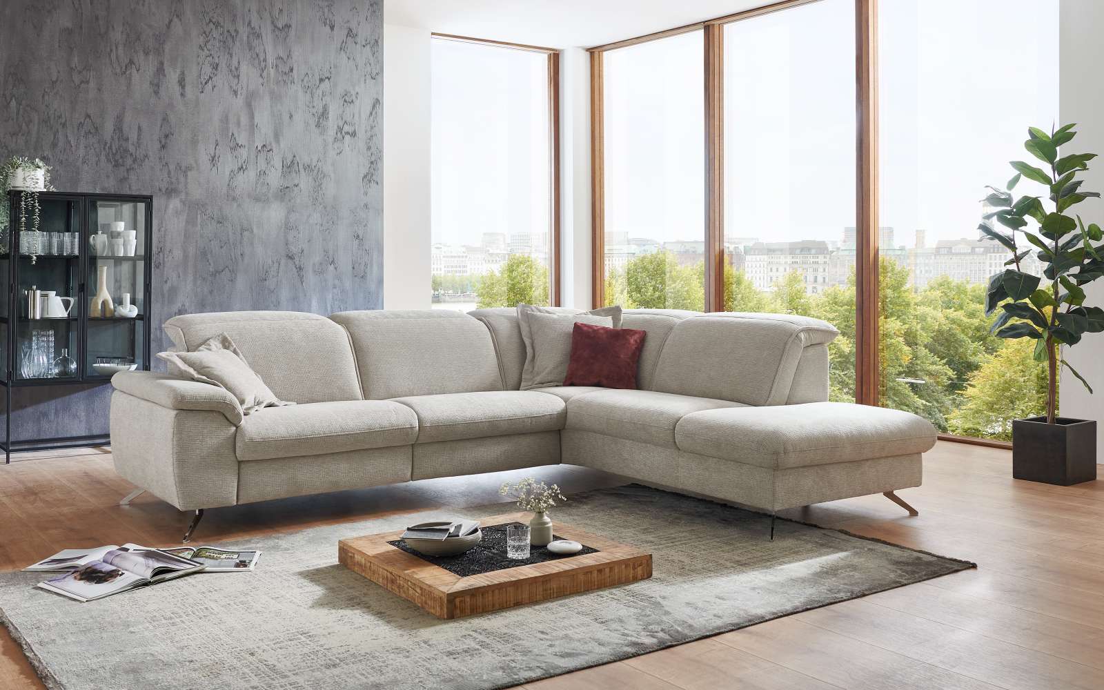 Wohnlandschaft von Systempolster