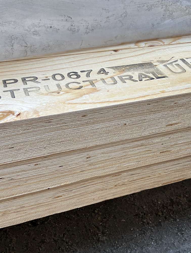 Funierschichtholz LVL Typ I, Sperrholz Träger 7,5×20 cm , L.= 13m