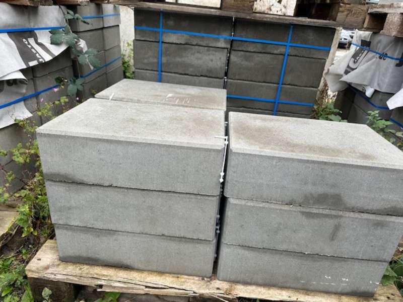 JASTO Blockstufen 50x35x15 cm Grau (2.Wahl)