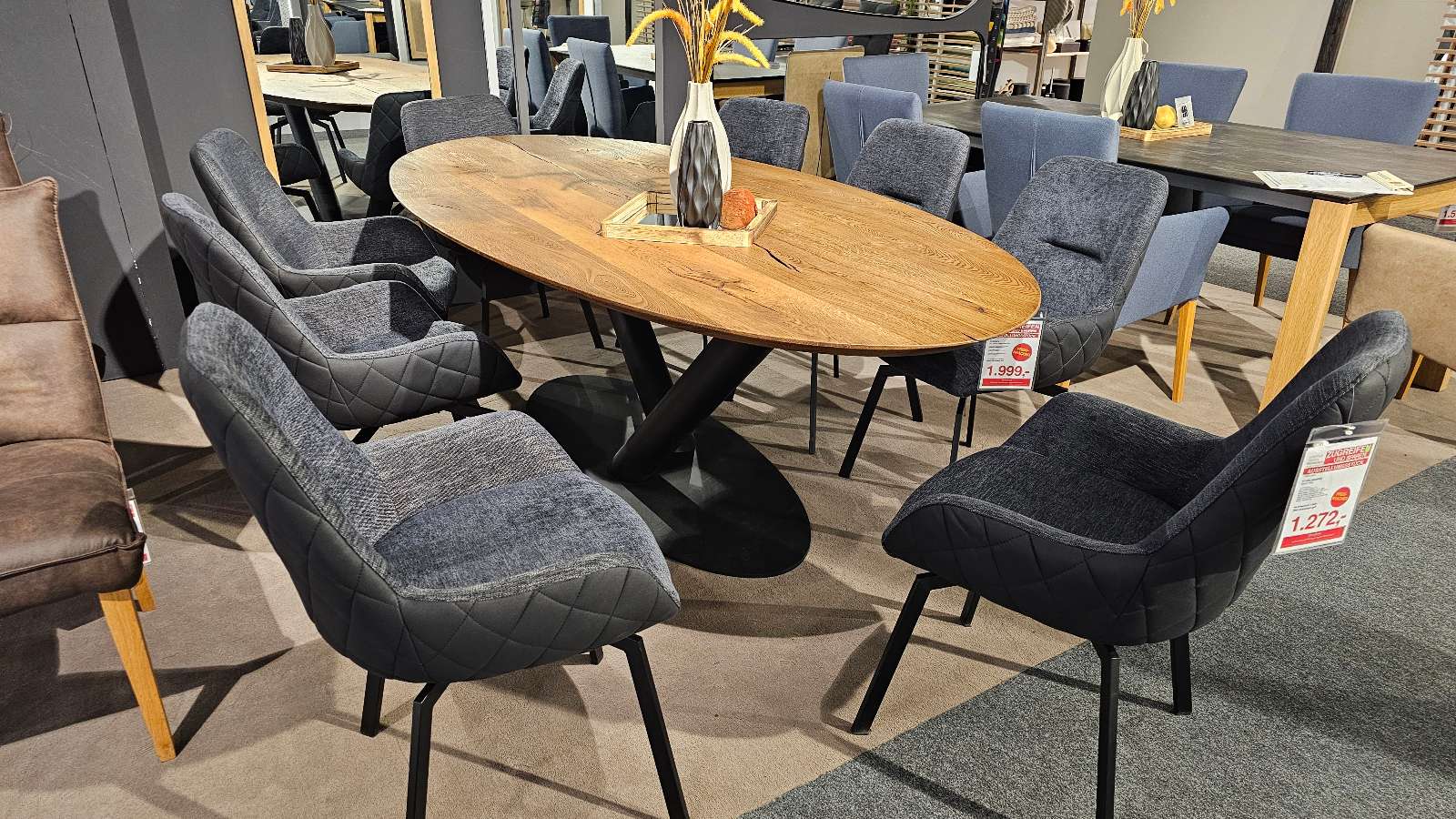 8er Stuhlgruppe ST-7013 von FRANKENMÖBEL