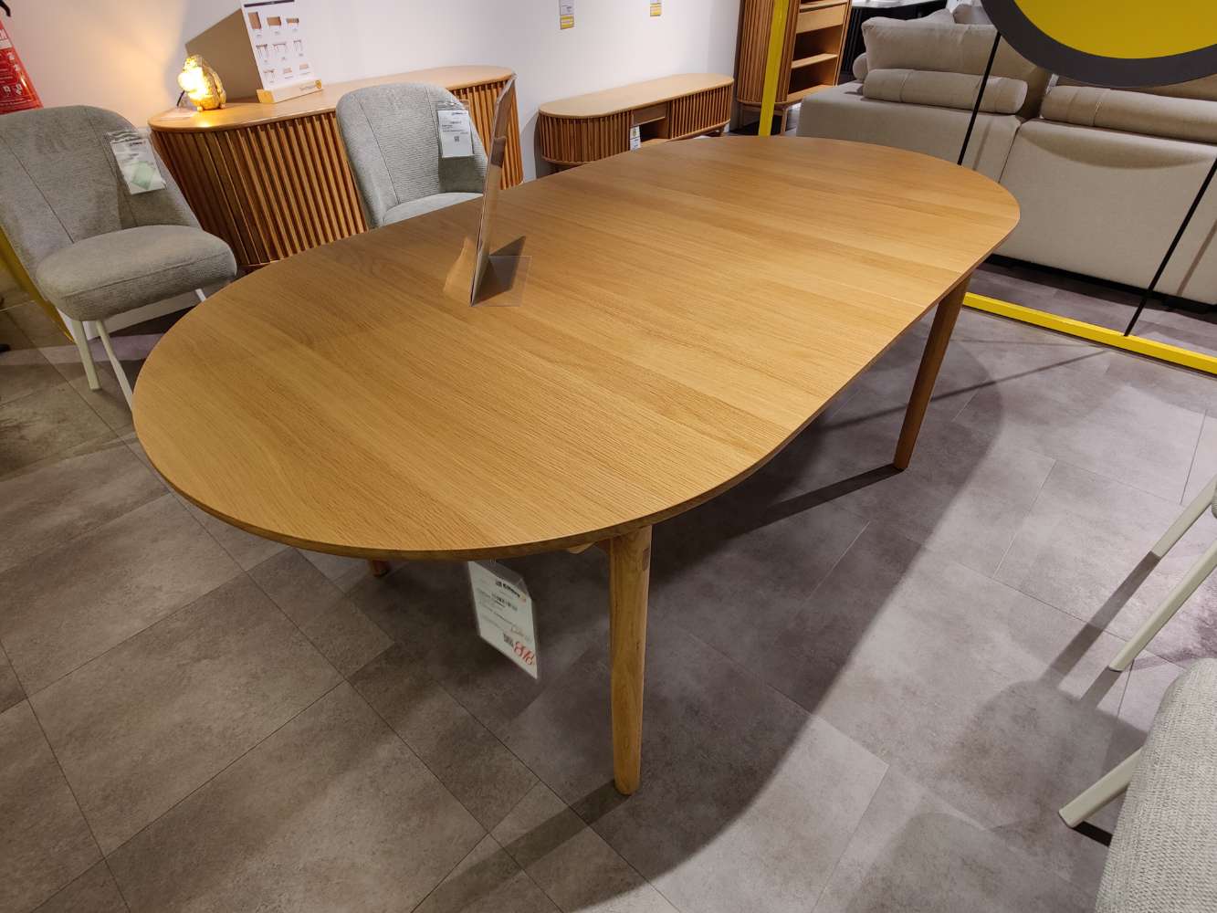 Esstisch – Celano – 100 x 190 cm – TRENDHOPPER – Retro Eiche