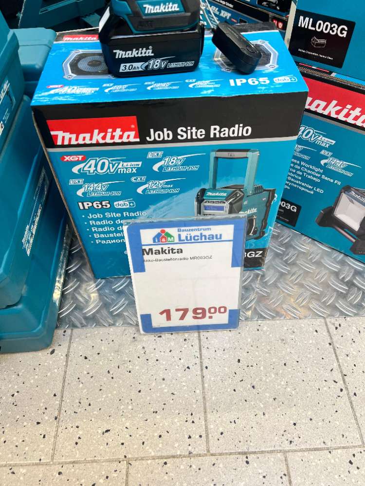 Makita Akku Baustellenradio MR003GZ