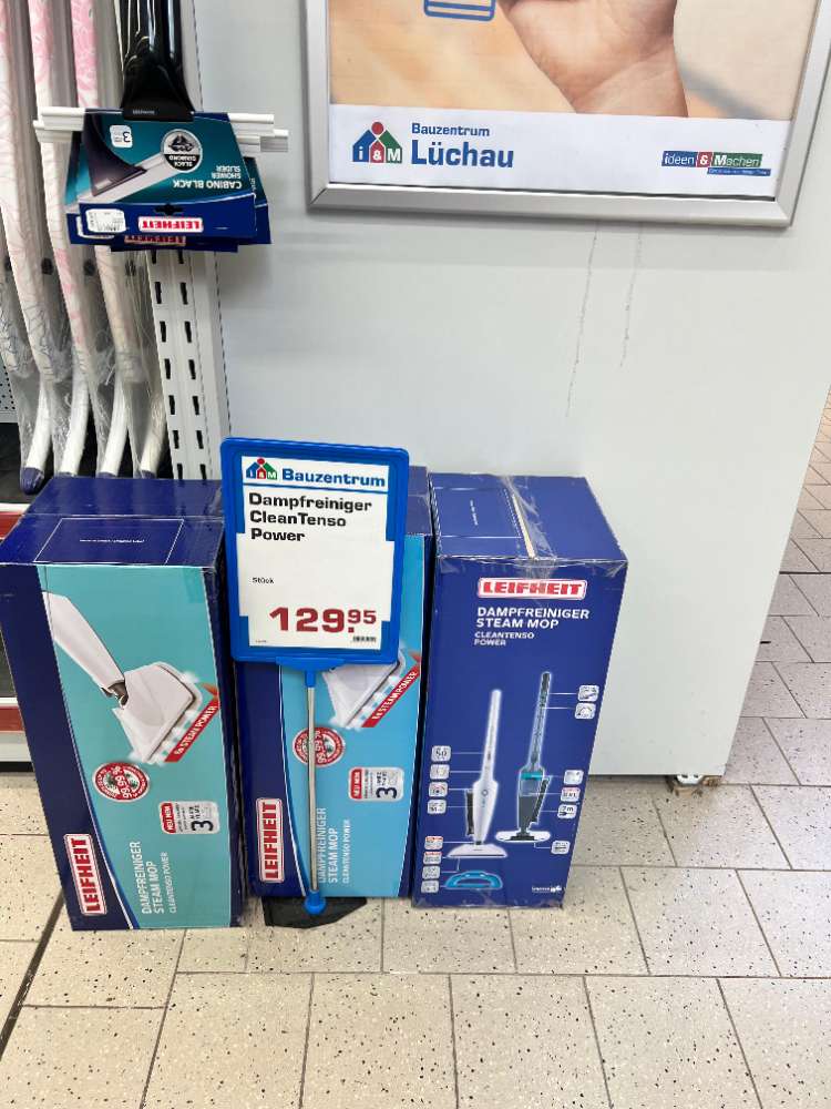 Leifheit Dampfreiniger Clean Tenso Power