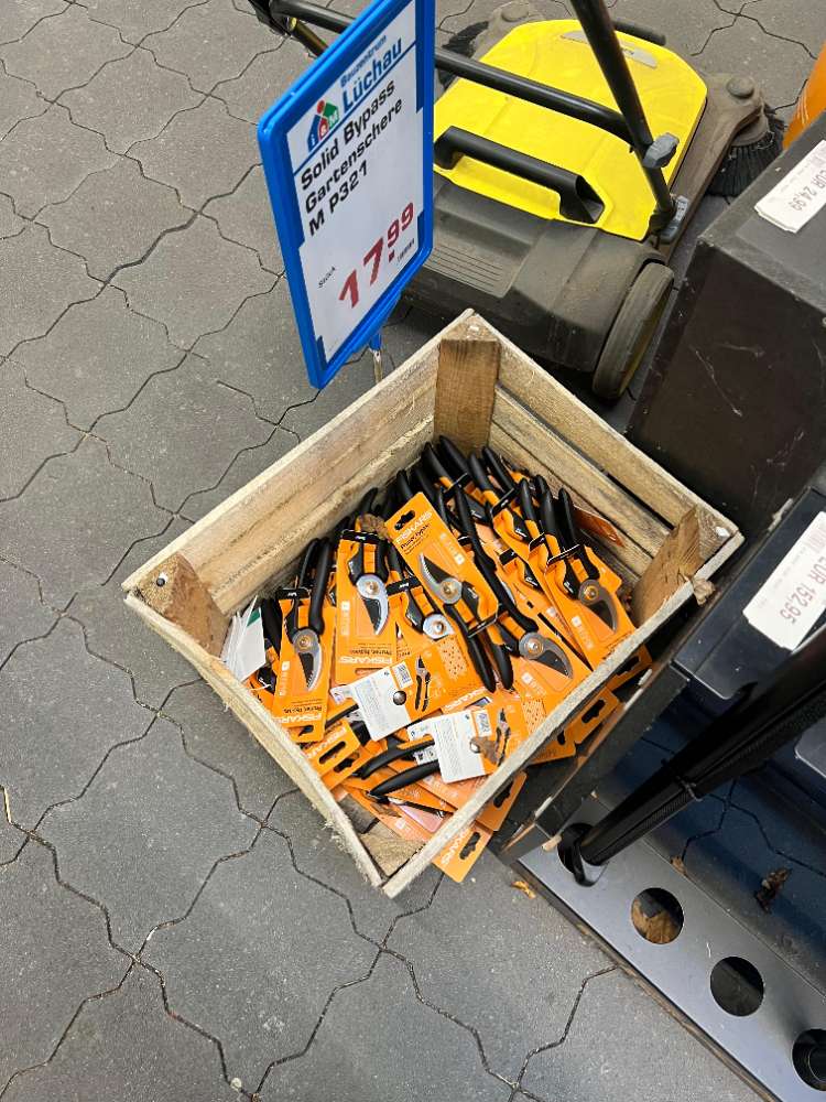 Solid Bypass gartenschere M P321