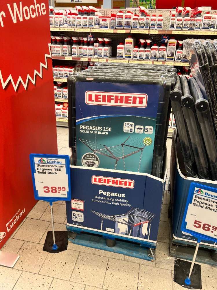 Leifheit Standtrockner Pegasus 150 Solid Black