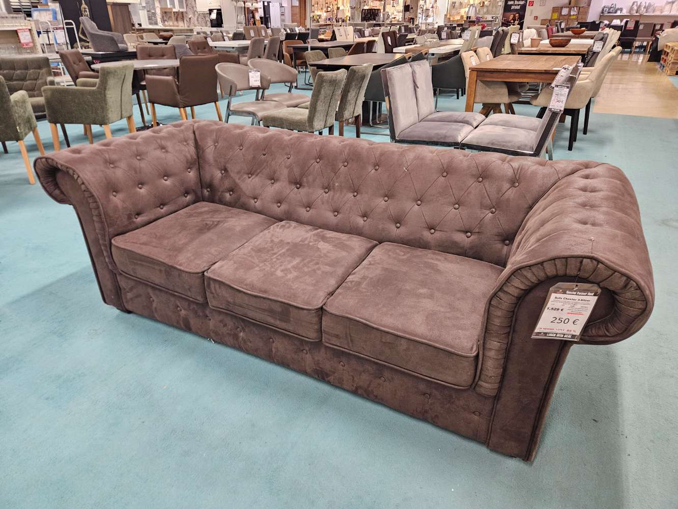 3 Sitzer Sofa Couch Chesterfield (Bastlerstück) statt 1529€