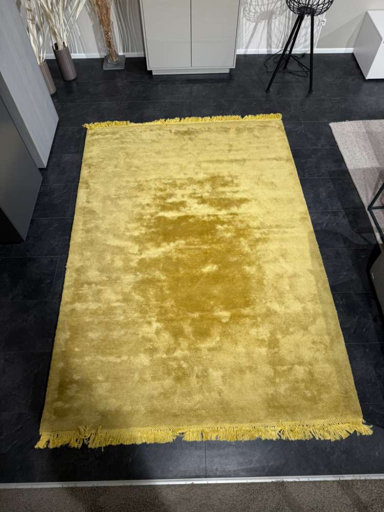 Maßteppich VISCOSE SOLID GOLD, Maße ca. 240 x 170 cm