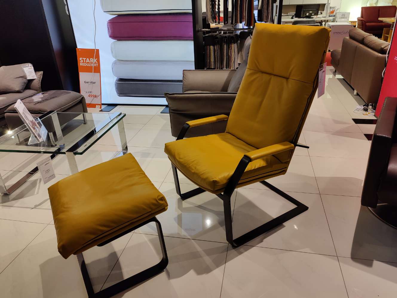 Relaxsessel mit Hocker – TV-Sessel – ERPO – Classic 263