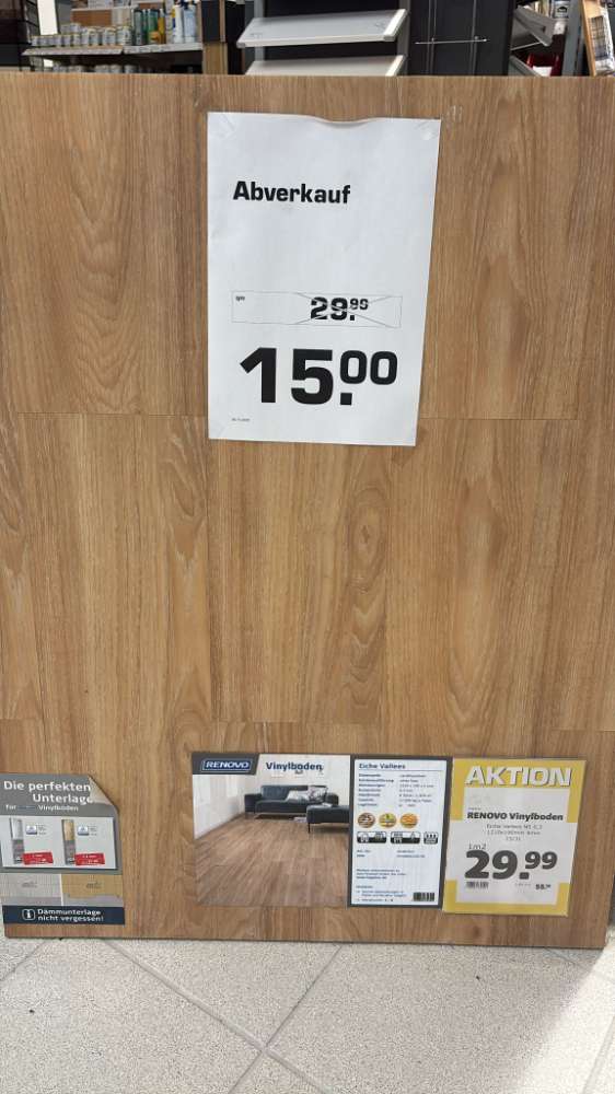 Renovo Vinylboden Eiche Vallees / Uetersen