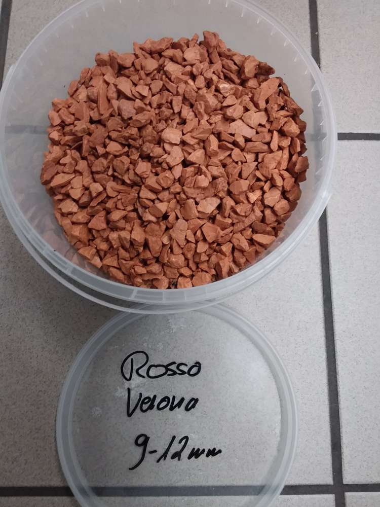 Rosso Verona Gartensplitt 9-12 mm Sack a25kg Outlet