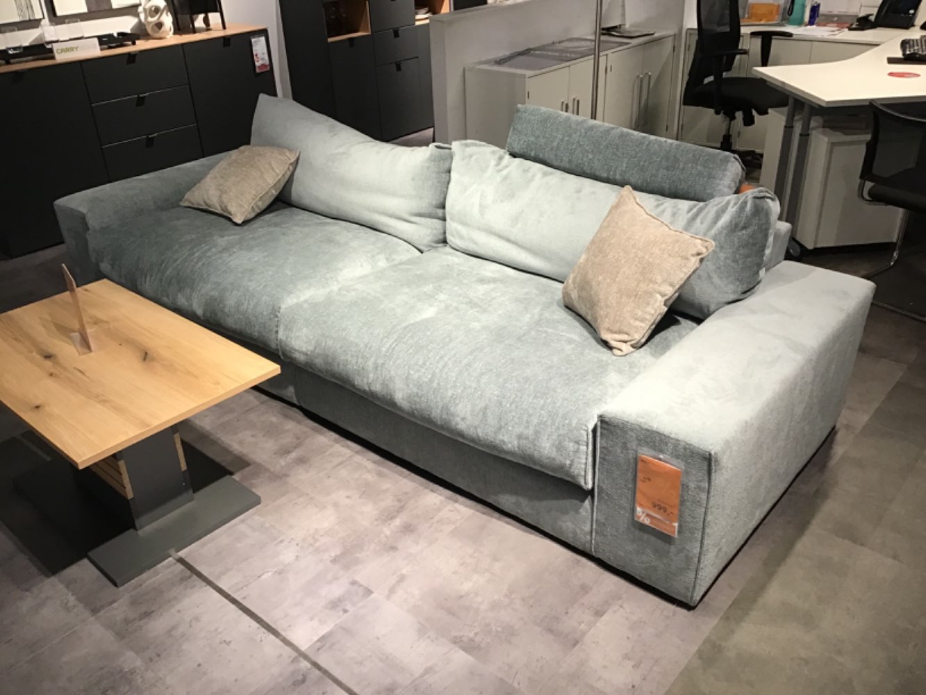 XXXLutz Ausstellungsstück Möbel Bigsofa Dallas mintgrün