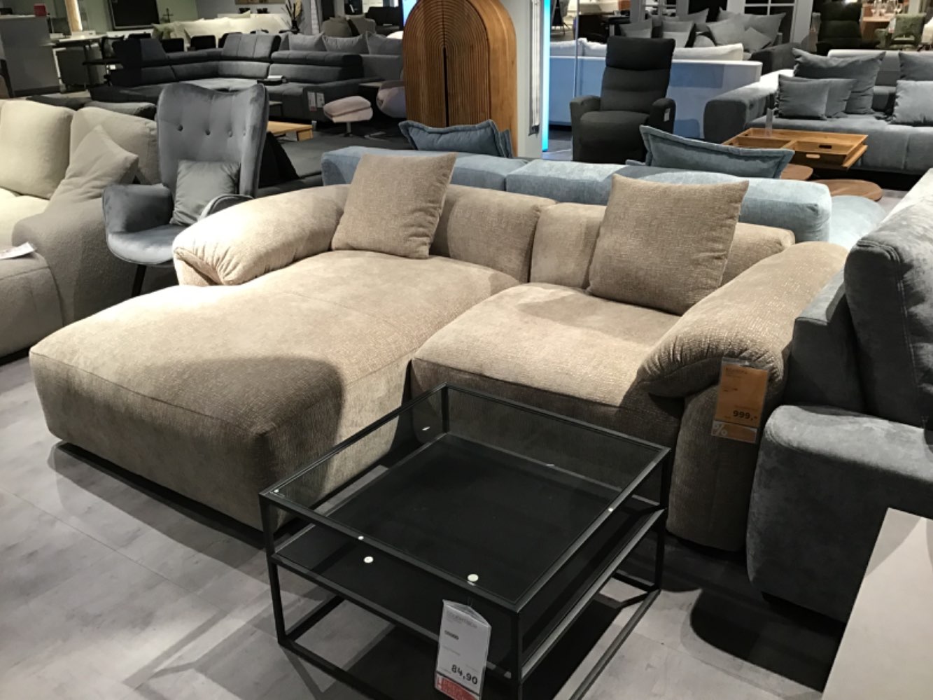 XXXLutz Ausstellungsstück Möbel Ecksofa Classy braun