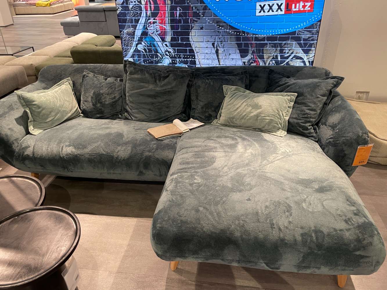 Möbel, Ecksofa Mocca