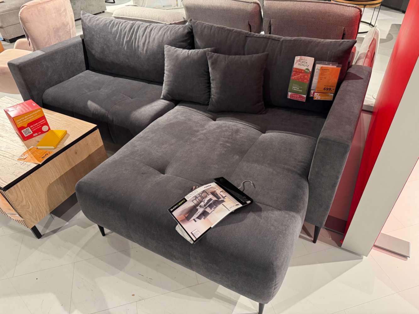 Ecksofa Ponty, Black Red White, XXXLutz, Möbel