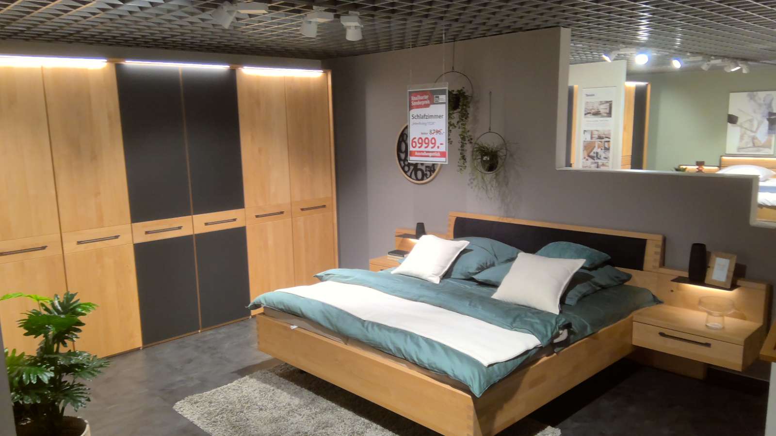 Interliving Schlafzimmer 1028 mit Beleuchtung