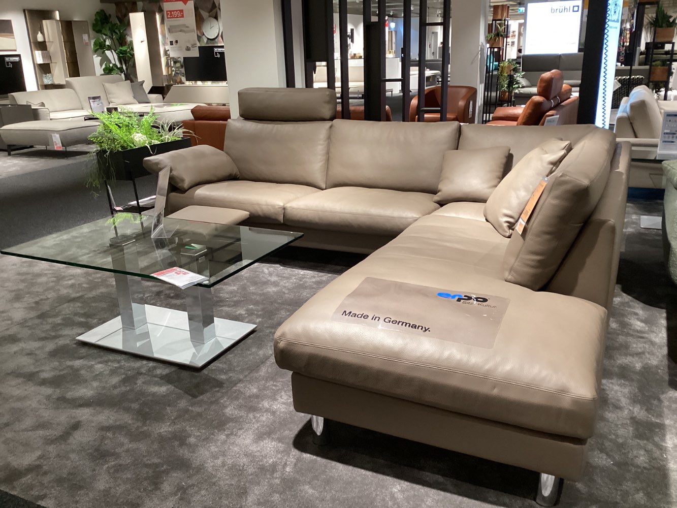 Möbel, Wohnlandschaft Classics 500, Erpo, Schenkel ca. 275x249cm