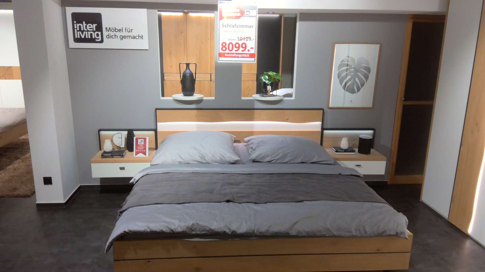 Interliving Schlafzimmer 1031 mit Beleuchtung