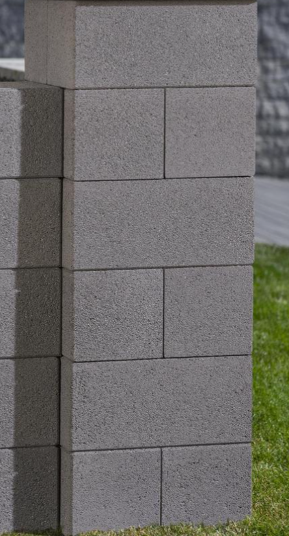 Vios Mauer Pfeilerelement 33,75×16,87×16,5 cm anthrazit