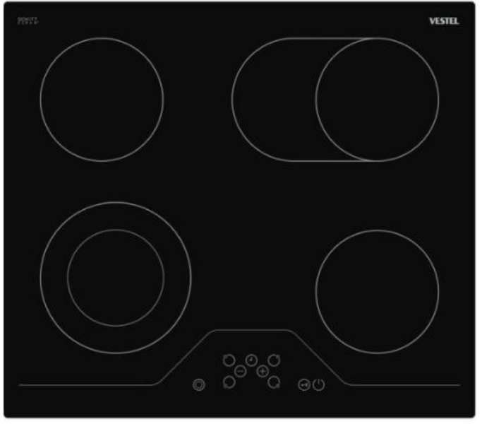 Vestel Glaskeramik-Kochfeld