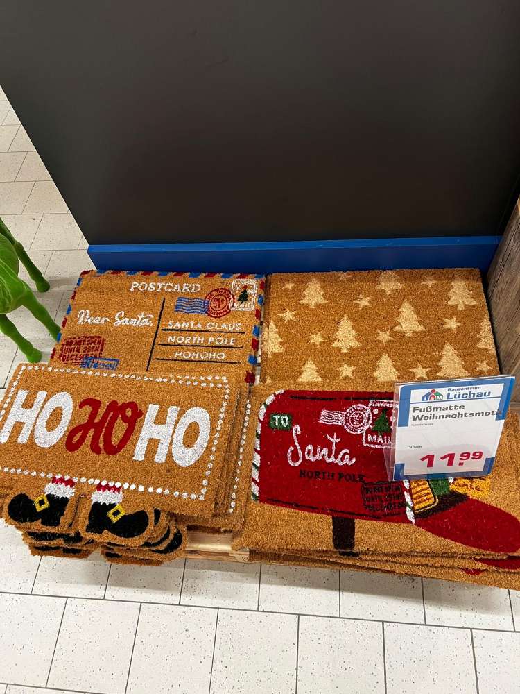 Fußmatte Weihnachtsdesign