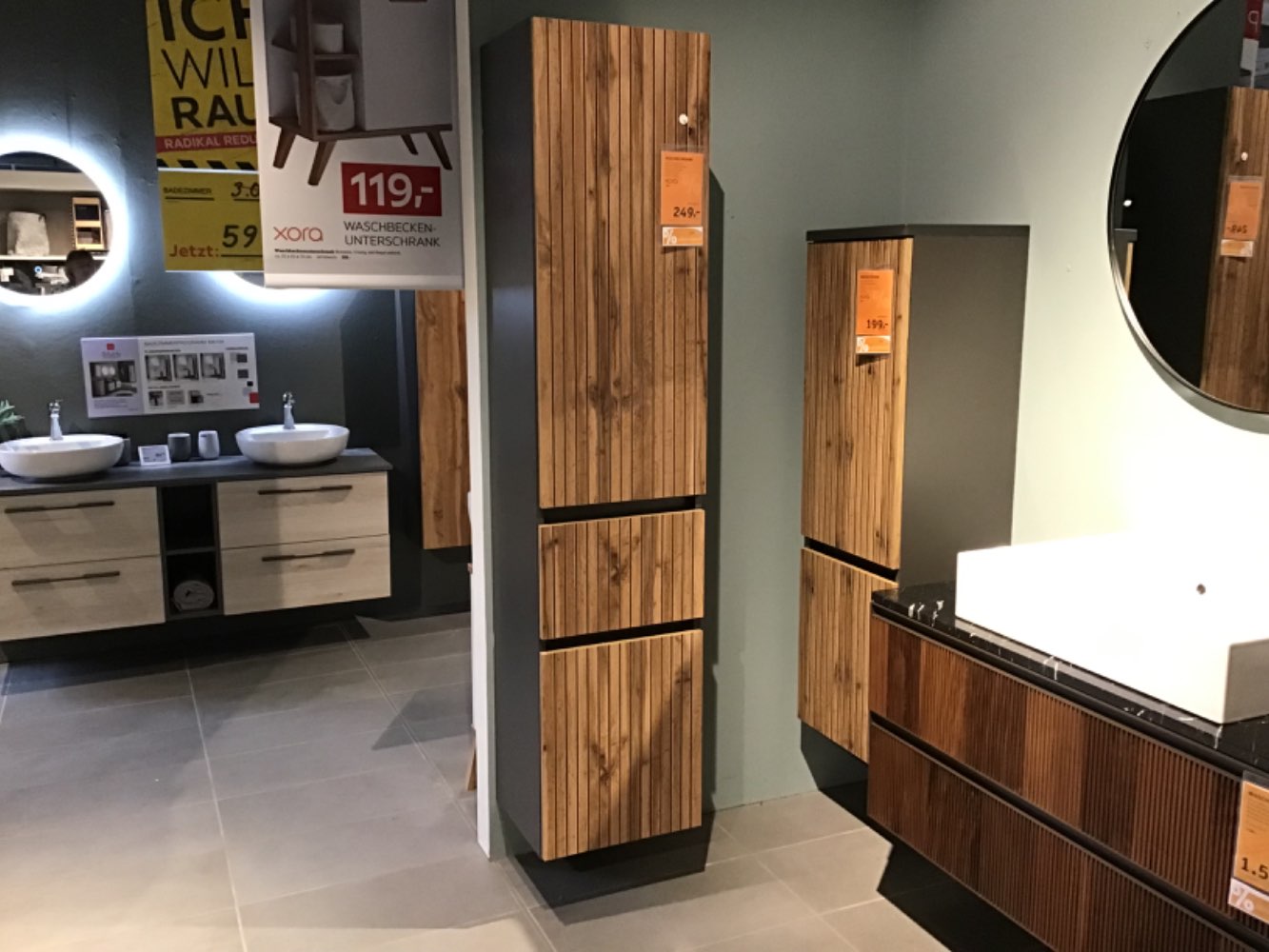 XXXLutz Ausstellungsstück Möbel Hochschrank Hanoi Eiche wotan