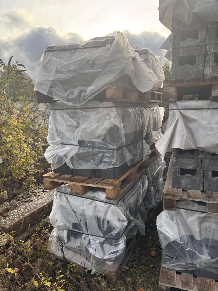 Cavum-Mauer 45×22,5×17,5 cm  anthrazit (Restposten )