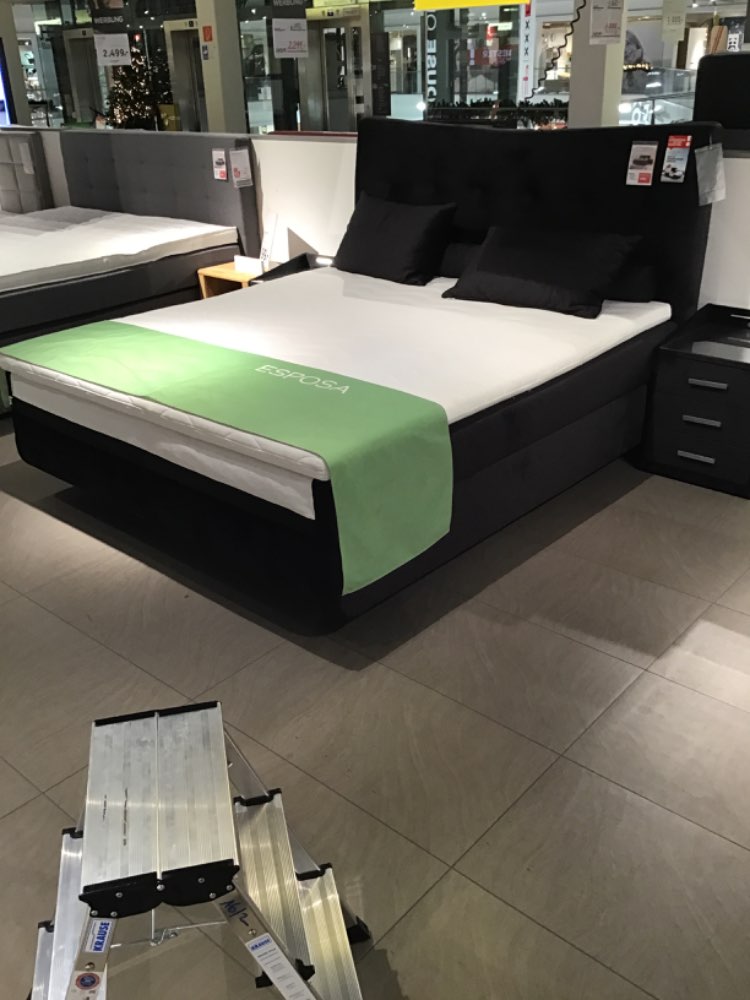 Möbel Schlafen Boxspringbett inklusive Nachtkonsolen VENTURA 6