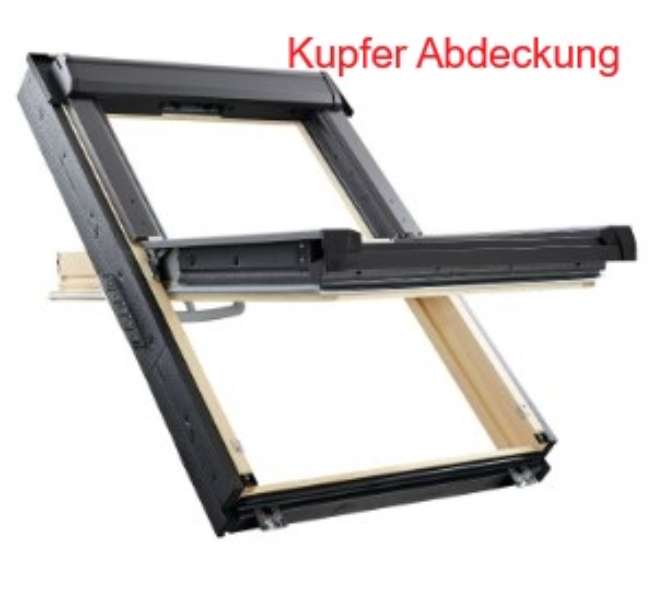 Roto Q43C 094/140 H4EF RotoQ Tronic Schwingf., Holz, Kupferabdeck